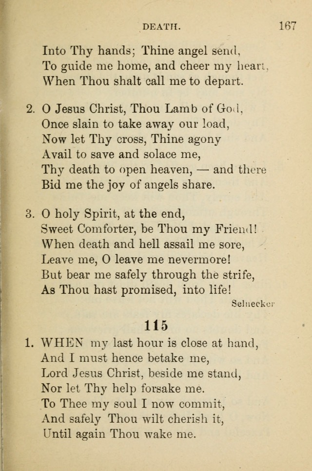 Hymn Book: for the use of Evangelical Lutheran schools and congregations page 173