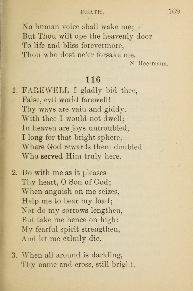 Hymn Book: for the use of Evangelical Lutheran schools and congregations page 175