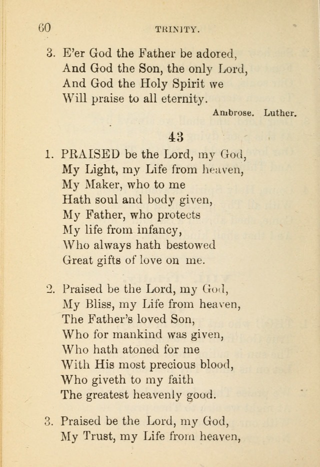 Hymn Book: for the use of Evangelical Lutheran schools and congregations page 64