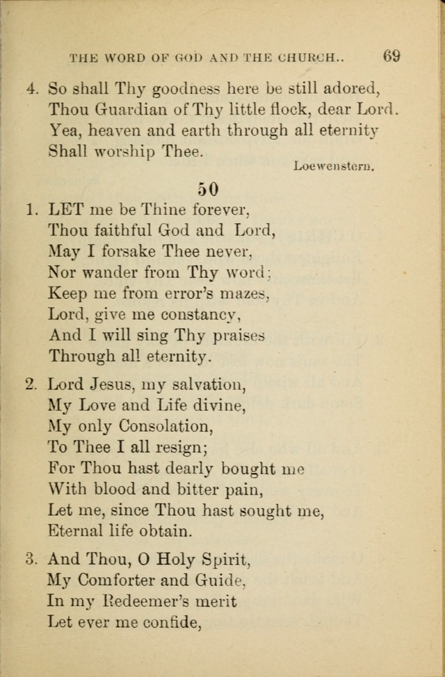 Hymn Book: for the use of Evangelical Lutheran schools and congregations page 73