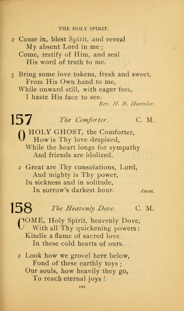 Hymn Book of the United Evangelical Church page 121