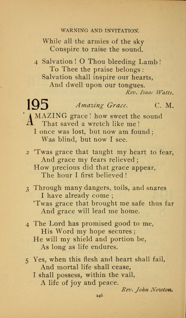 Hymn Book of the United Evangelical Church page 146