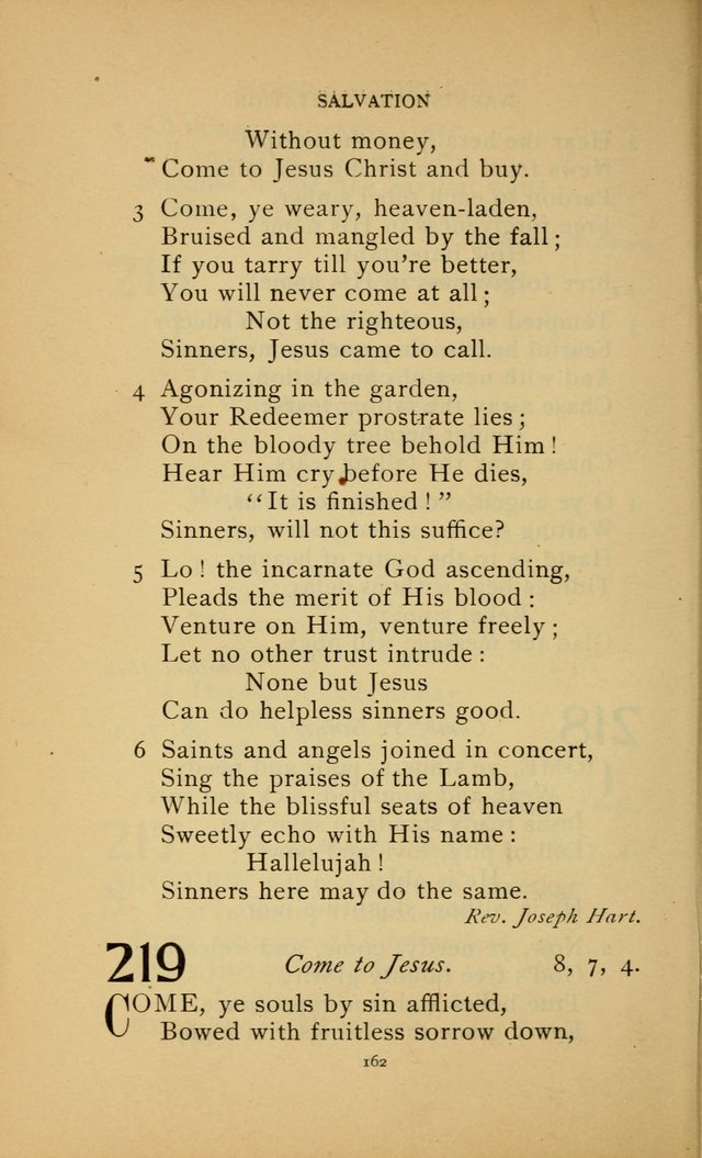 Hymn Book of the United Evangelical Church page 162