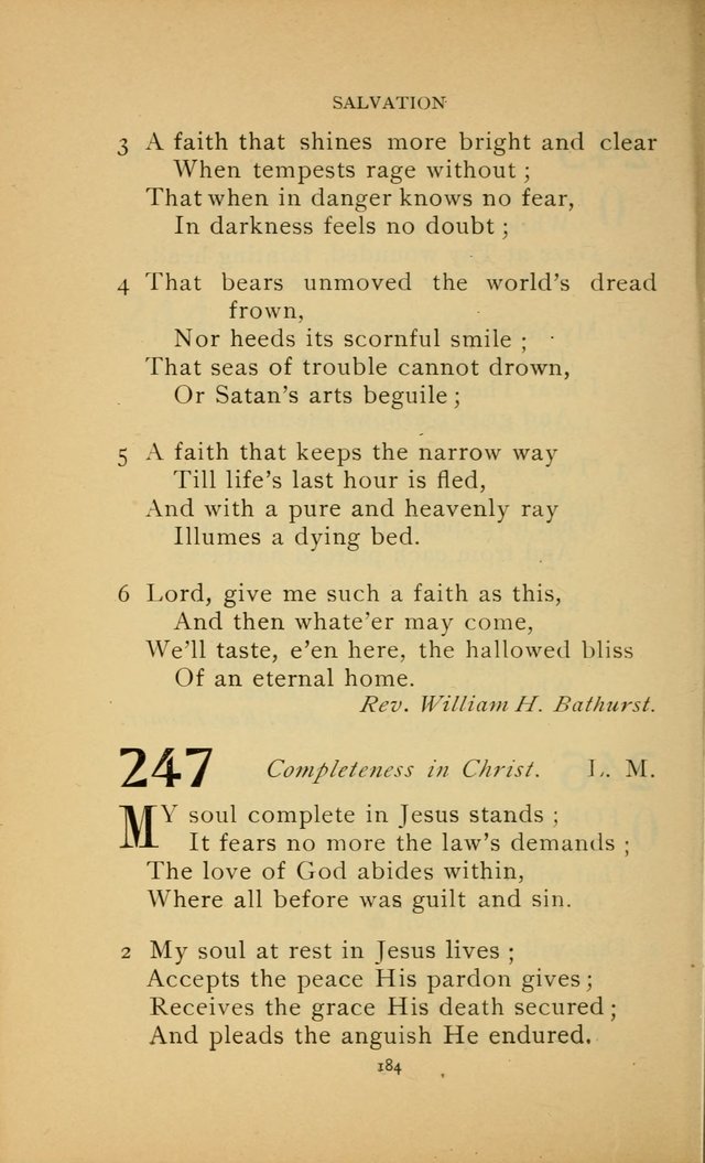 Hymn Book of the United Evangelical Church page 184