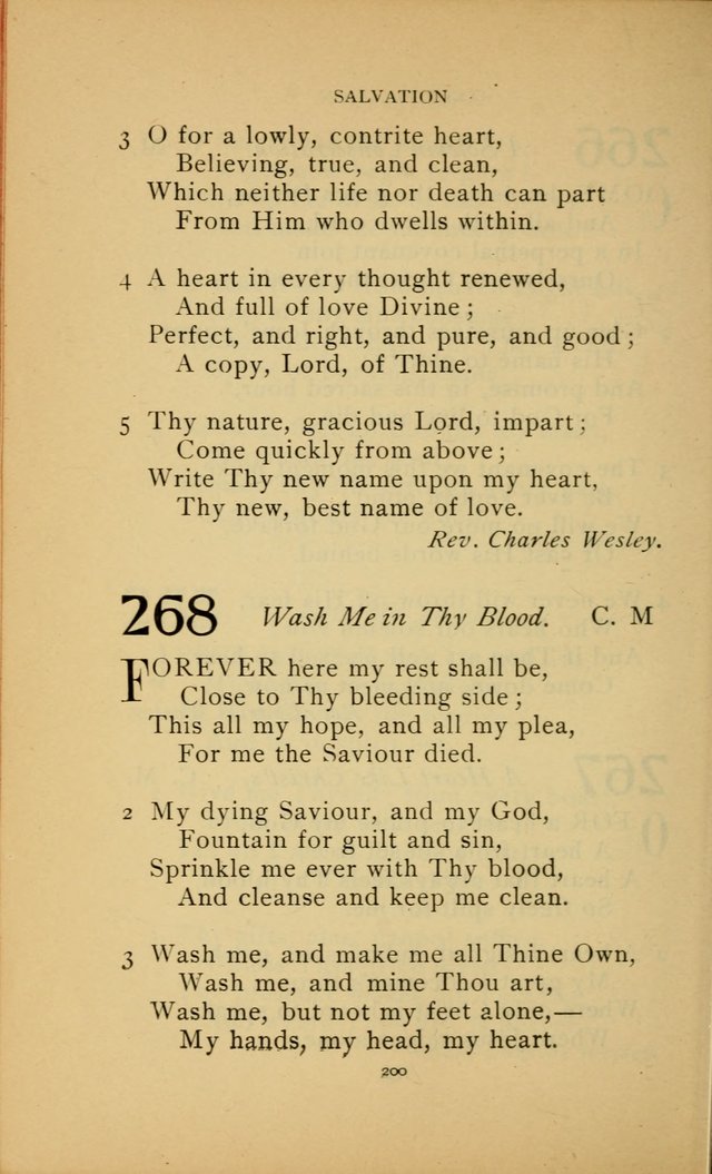 Hymn Book of the United Evangelical Church page 200