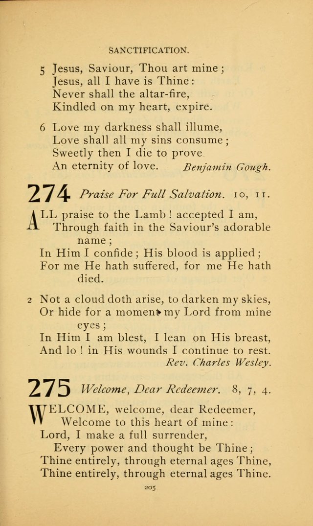 Hymn Book of the United Evangelical Church page 205