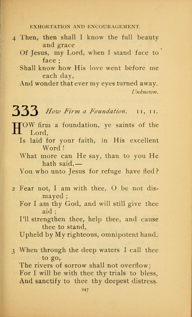 Hymn Book of the United Evangelical Church page 247