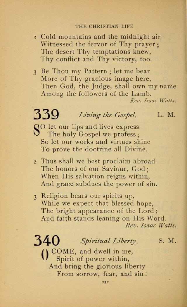 Hymn Book of the United Evangelical Church page 252