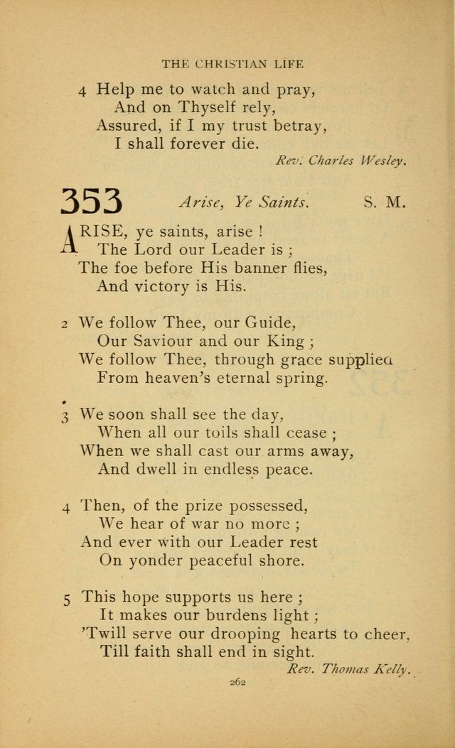 Hymn Book of the United Evangelical Church page 262