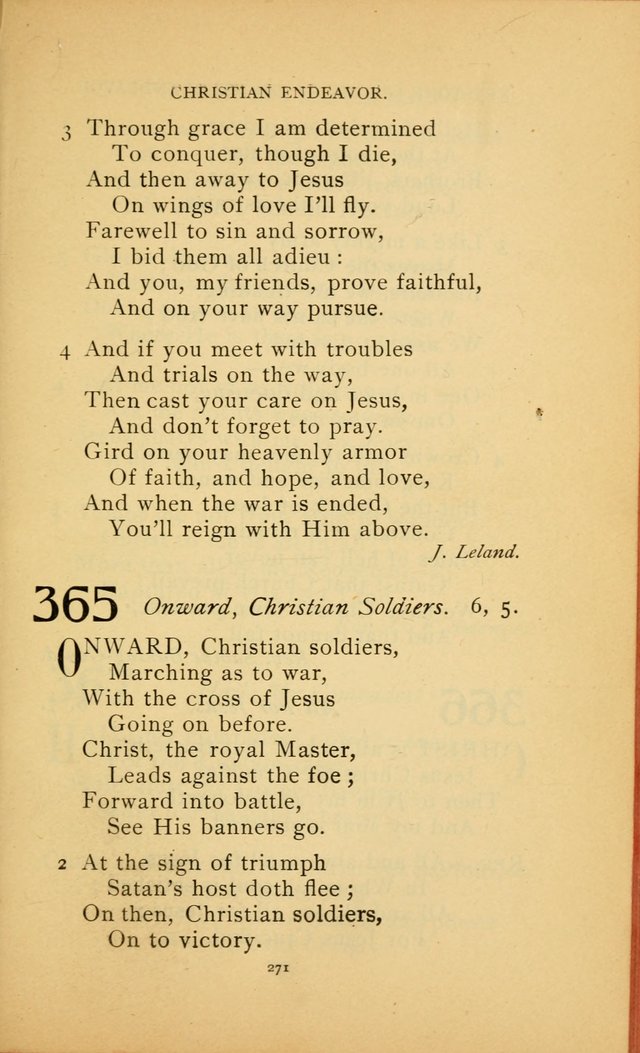 Hymn Book of the United Evangelical Church page 271