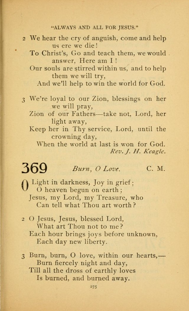 Hymn Book of the United Evangelical Church page 275