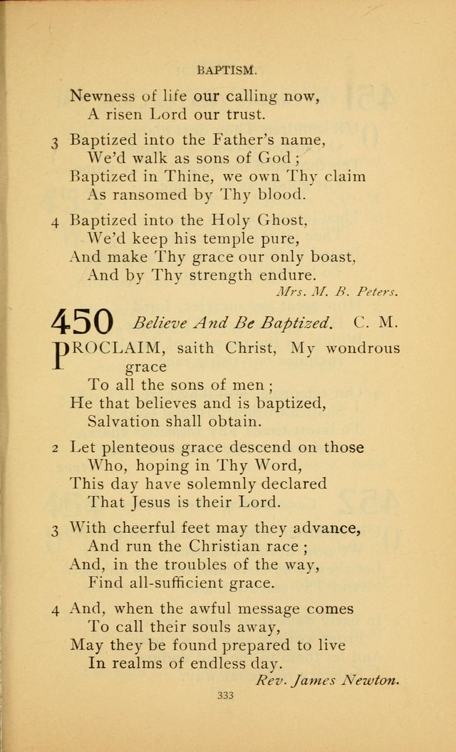 Hymn Book of the United Evangelical Church page 333