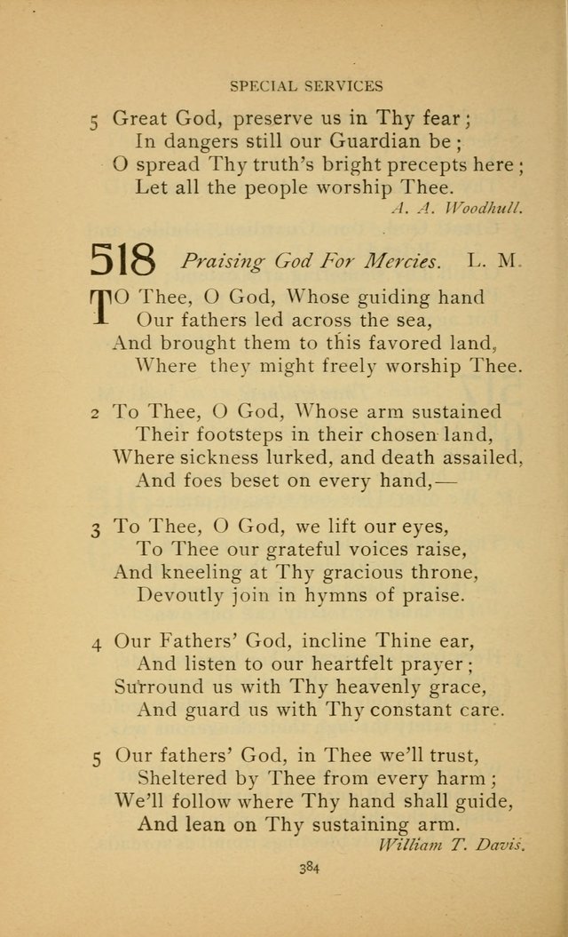 Hymn Book of the United Evangelical Church page 384