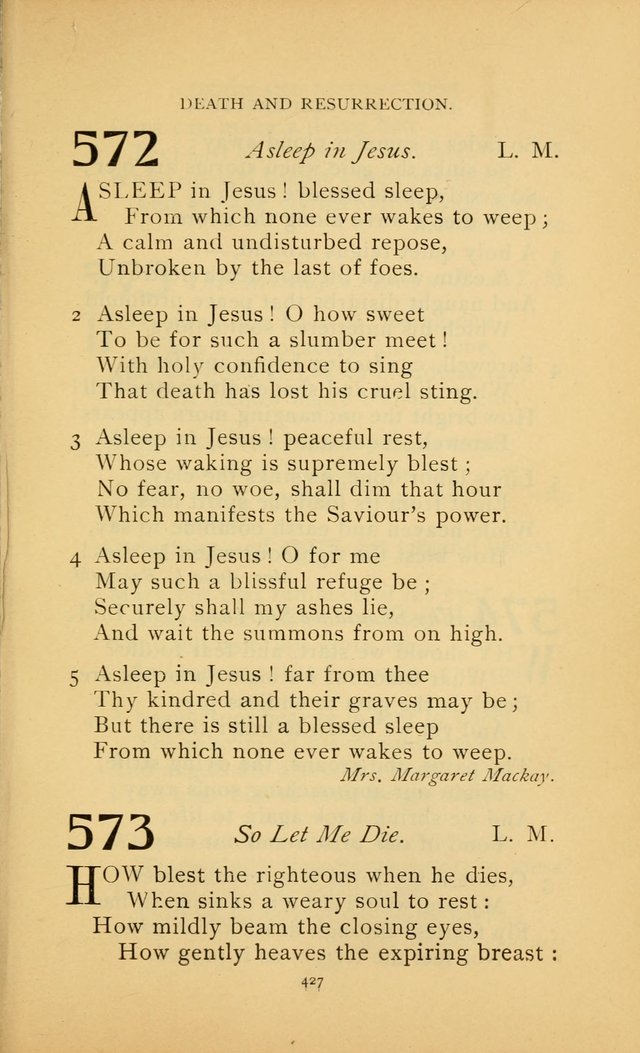 Hymn Book of the United Evangelical Church page 427