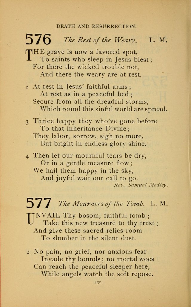 Hymn Book of the United Evangelical Church page 430