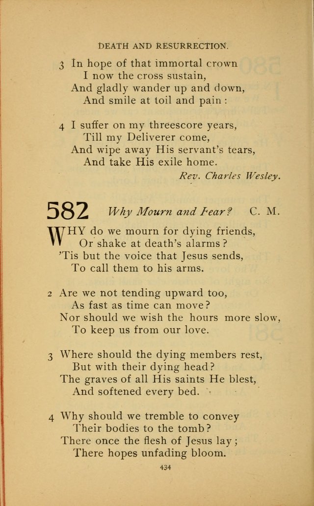 Hymn Book of the United Evangelical Church page 434