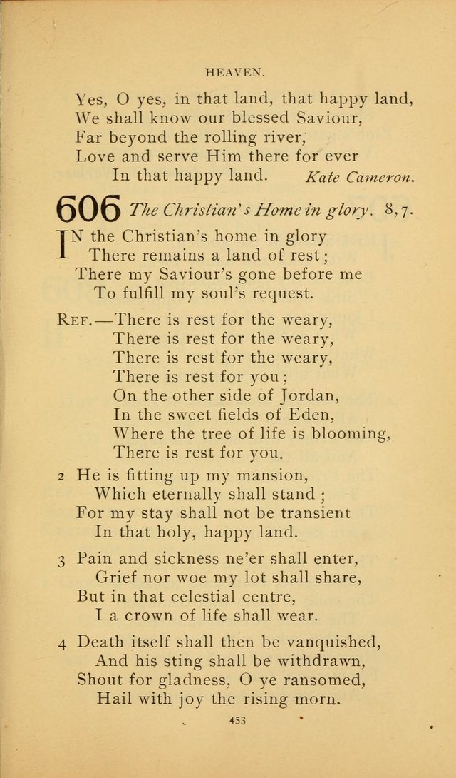 Hymn Book of the United Evangelical Church page 453