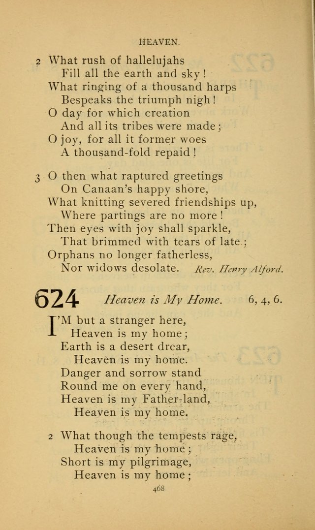 Hymn Book of the United Evangelical Church page 468