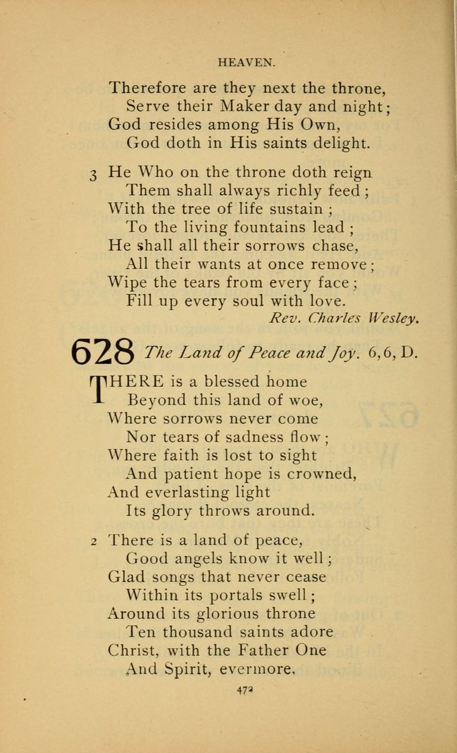 Hymn Book of the United Evangelical Church page 472