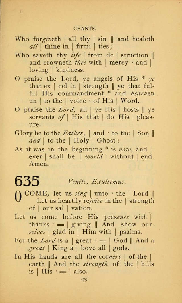 Hymn Book of the United Evangelical Church page 479