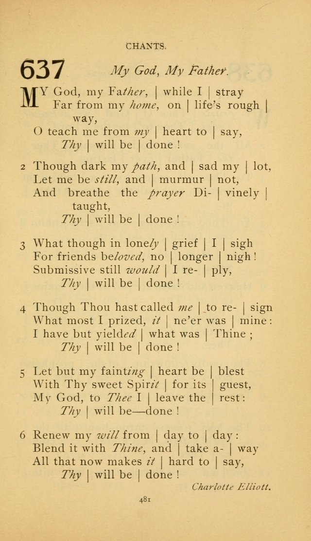 Hymn Book of the United Evangelical Church page 481