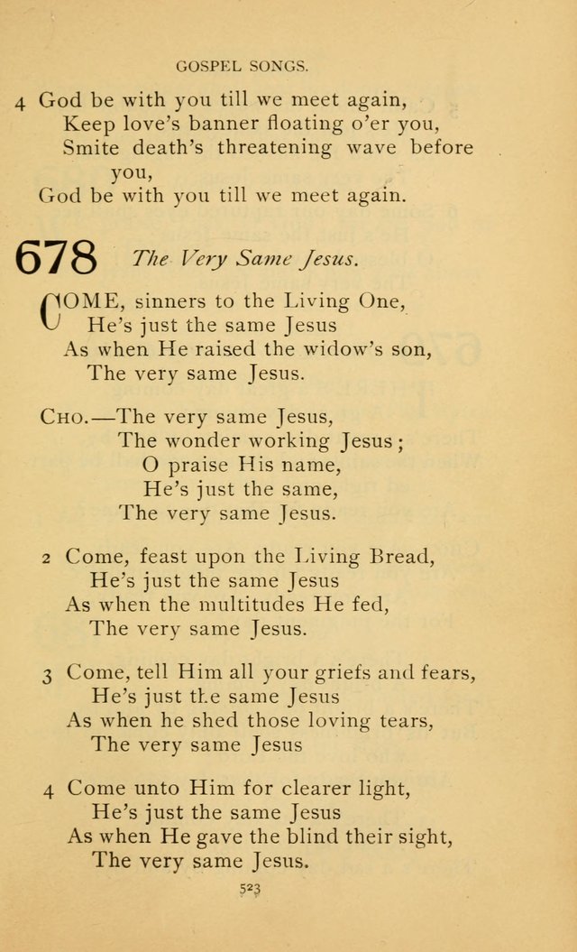 Hymn Book of the United Evangelical Church page 523