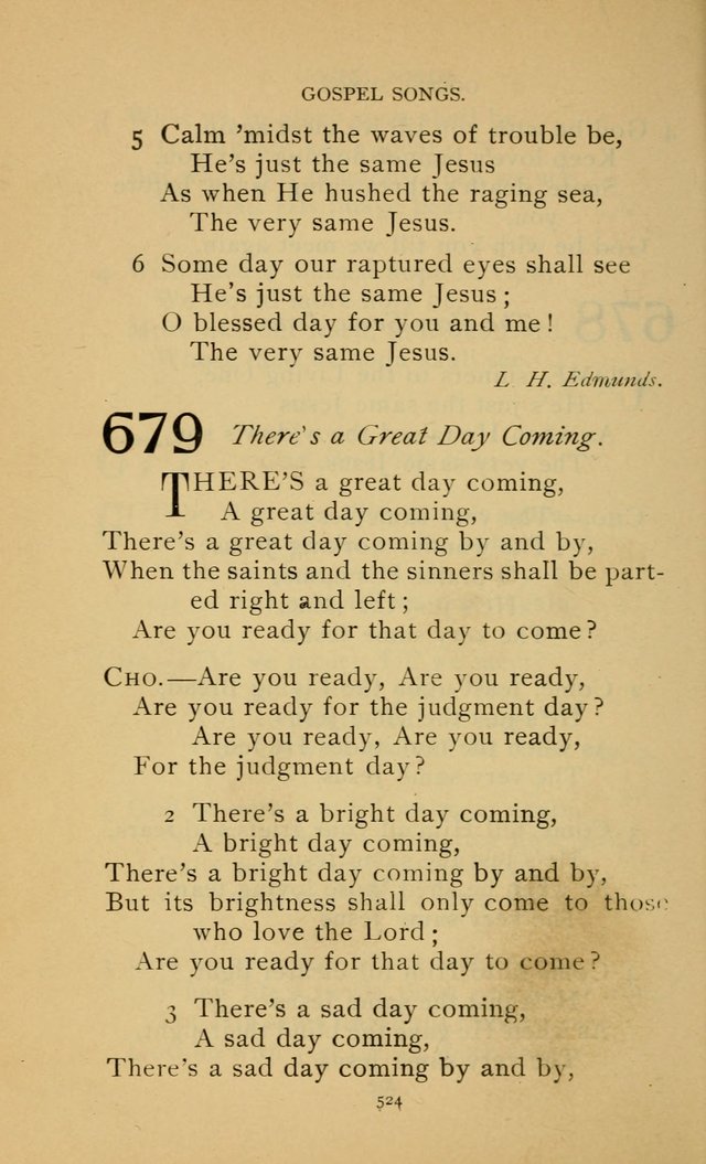 Hymn Book of the United Evangelical Church page 524