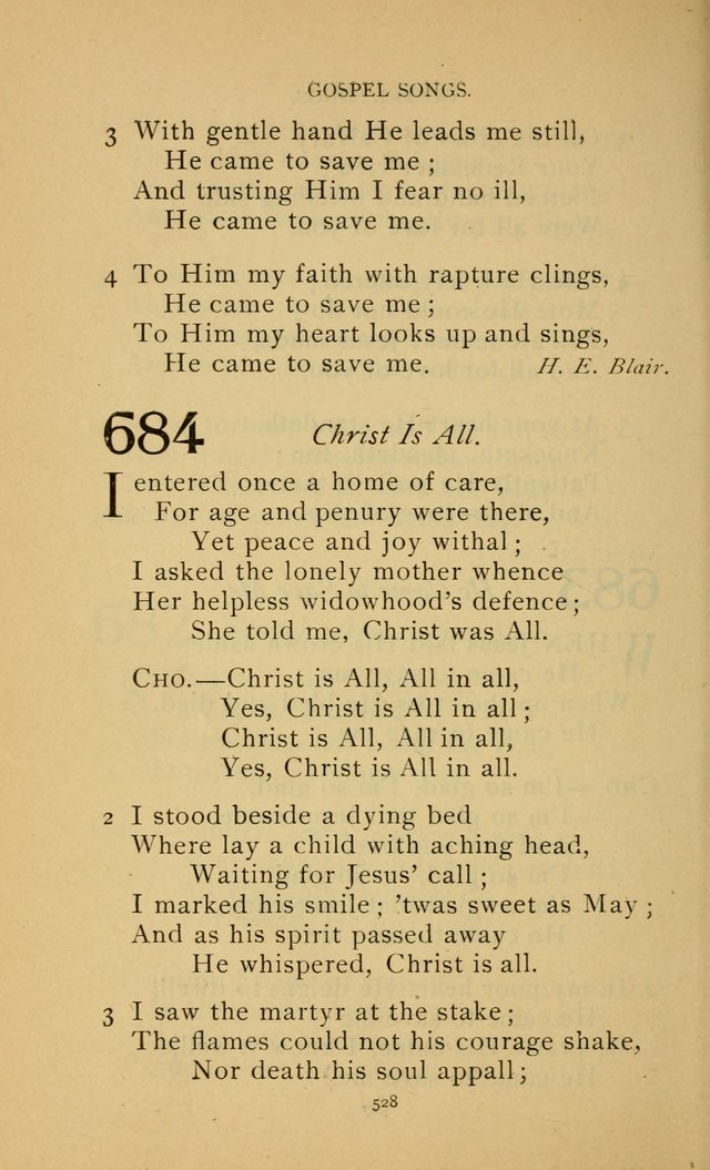 Hymn Book of the United Evangelical Church page 528