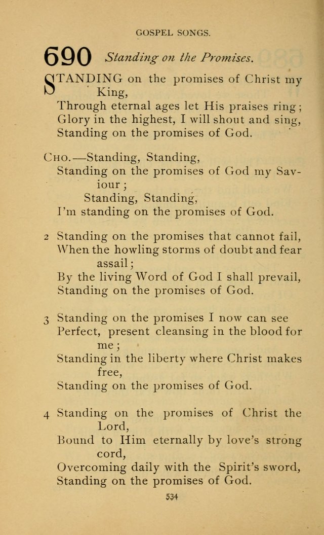 Hymn Book of the United Evangelical Church page 534