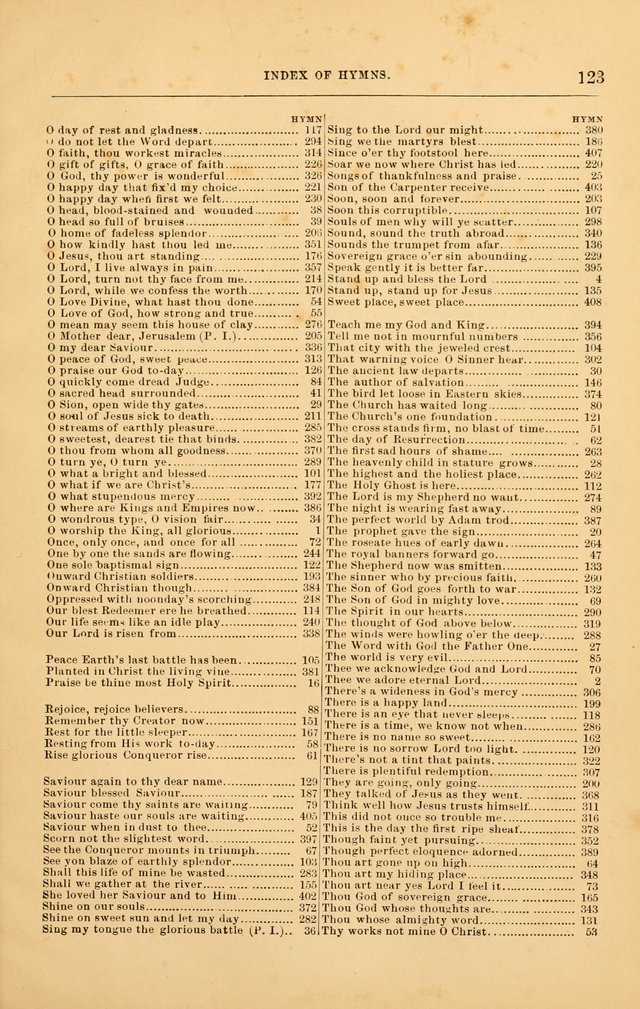 Hymns of the Church, Ancient and Modern: for the use of all who love to sing the praises of God in Christ, in the family, the school, or the church; with a discourse on music as a divine ordinance... page 123