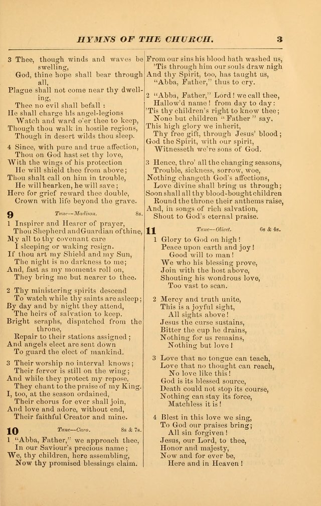 Hymns of the Church, Ancient and Modern: for the use of all who love to sing the praises of God in Christ, in the family, the school, or the church; with a discourse on music as a divine ordinance... page 3