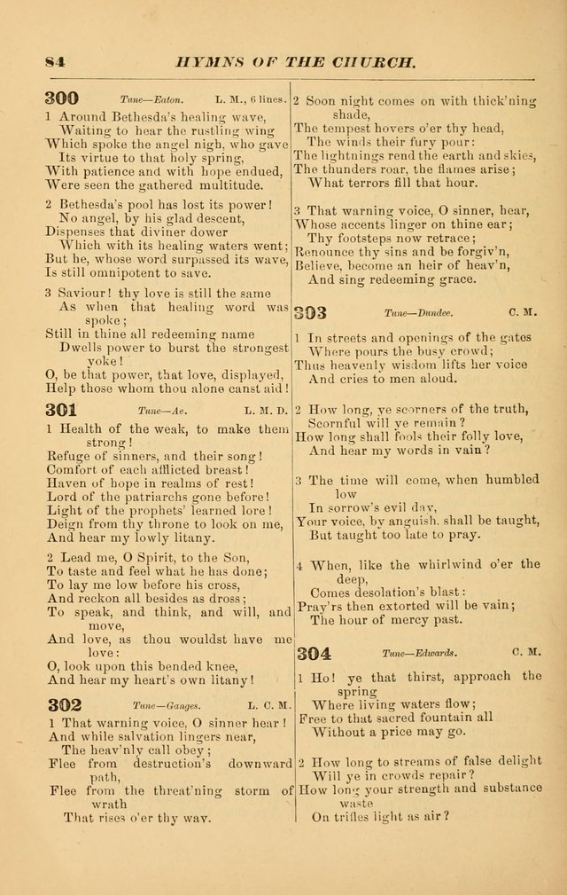 Hymns of the Church, Ancient and Modern: for the use of all who love to sing the praises of God in Christ, in the family, the school, or the church; with a discourse on music as a divine ordinance... page 84