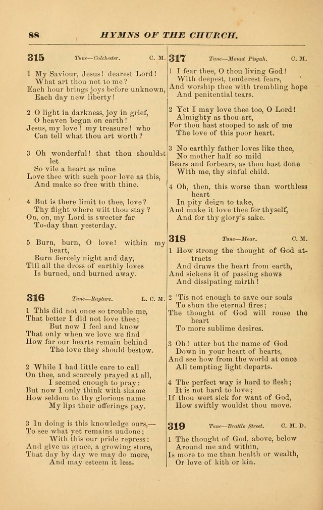 Hymns of the Church, Ancient and Modern: for the use of all who love to sing the praises of God in Christ, in the family, the school, or the church; with a discourse on music as a divine ordinance... page 88