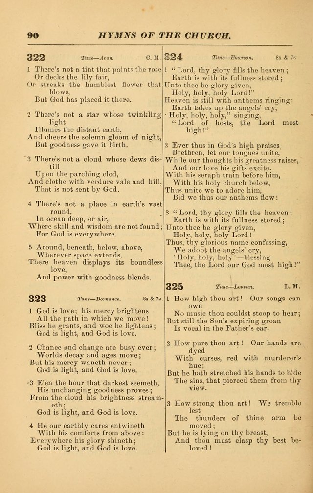 Hymns of the Church, Ancient and Modern: for the use of all who love to sing the praises of God in Christ, in the family, the school, or the church; with a discourse on music as a divine ordinance... page 90