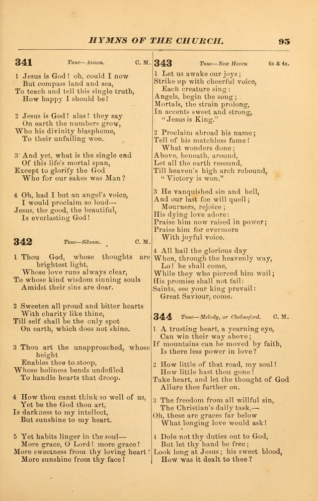 Hymns of the Church, Ancient and Modern: for the use of all who love to sing the praises of God in Christ, in the family, the school, or the church; with a discourse on music as a divine ordinance... page 95