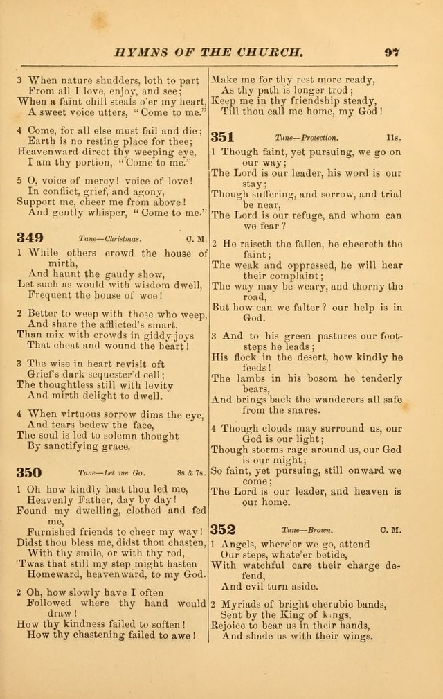 Hymns of the Church, Ancient and Modern: for the use of all who love to sing the praises of God in Christ, in the family, the school, or the church; with a discourse on music as a divine ordinance... page 97