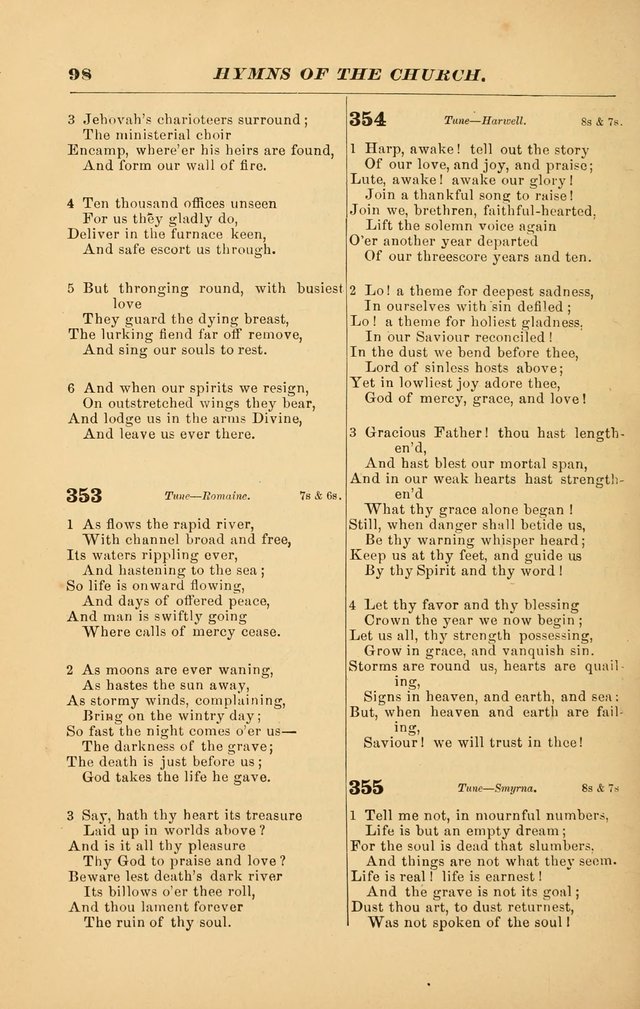 Hymns of the Church, Ancient and Modern: for the use of all who love to sing the praises of God in Christ, in the family, the school, or the church; with a discourse on music as a divine ordinance... page 98