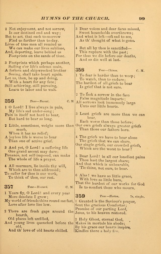 Hymns of the Church, Ancient and Modern: for the use of all who love to sing the praises of God in Christ, in the family, the school, or the church; with a discourse on music as a divine ordinance... page 99