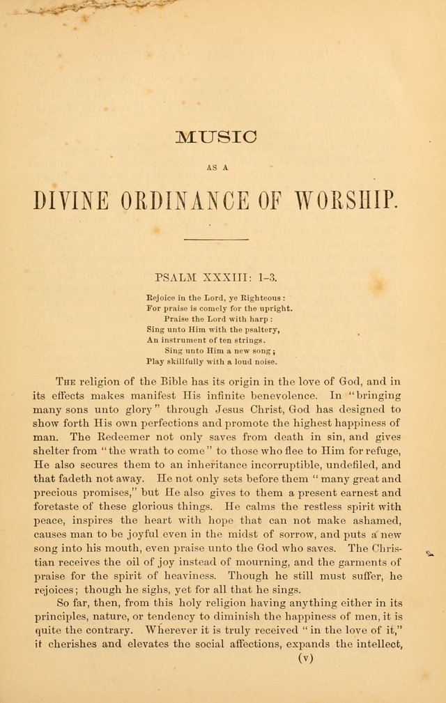 Hymns of the Church, Ancient and Modern: for the use of all who love to sing the praises of God in Christ, in the family, the school, or the church; with a discourse on music as a divine ordinance... page xi