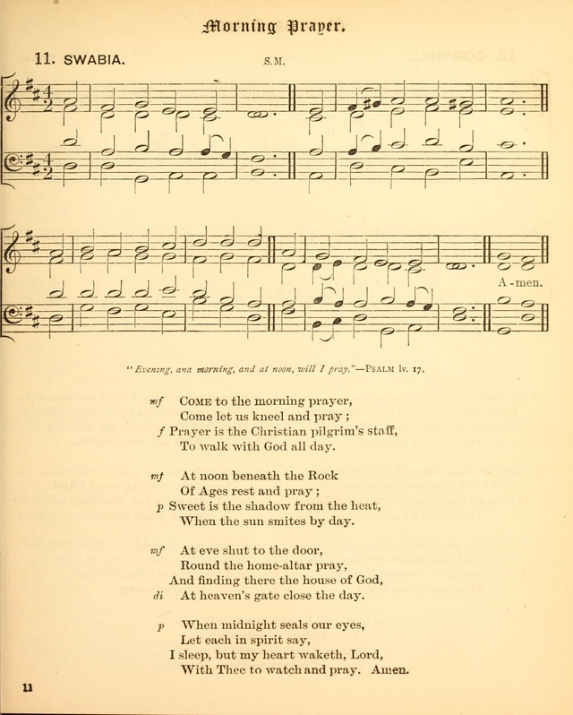 The Hymnal Companion to the Book of Common Prayer with accompanying tunes (3rd ed., rev. and enl.) page 11