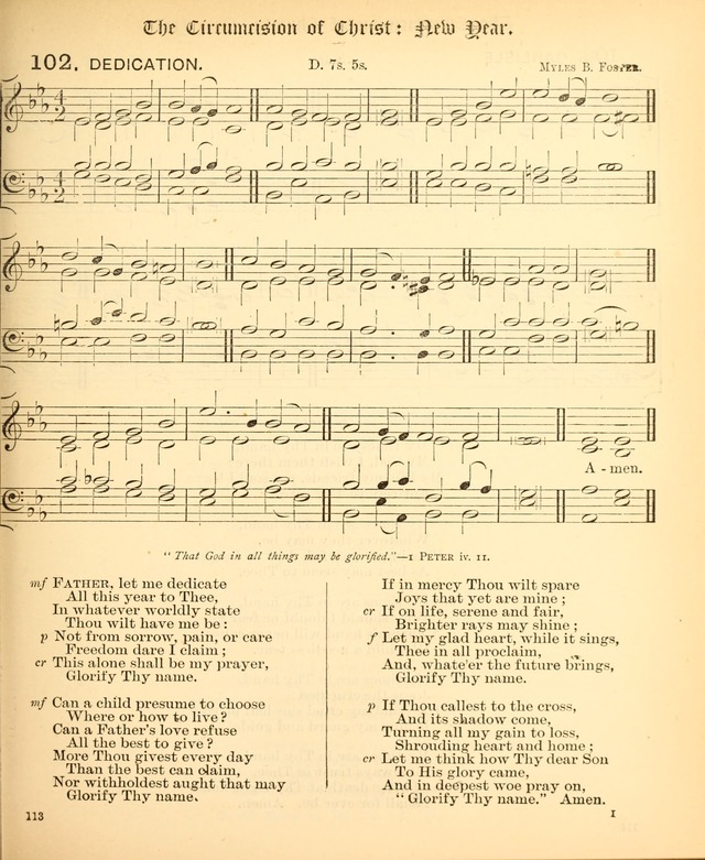 The Hymnal Companion to the Book of Common Prayer with accompanying tunes (3rd ed., rev. and enl.) page 113