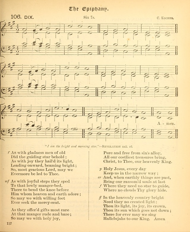 The Hymnal Companion to the Book of Common Prayer with accompanying tunes (3rd ed., rev. and enl.) page 117