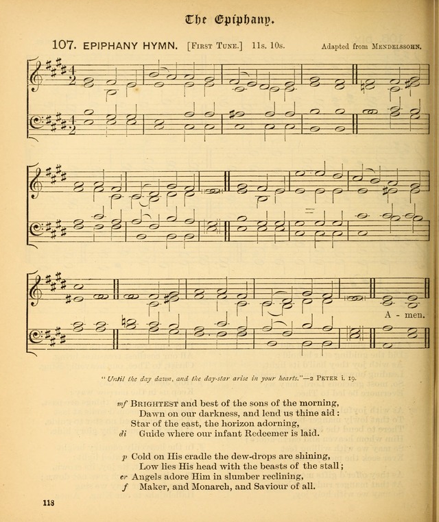 The Hymnal Companion to the Book of Common Prayer with accompanying tunes (3rd ed., rev. and enl.) page 118