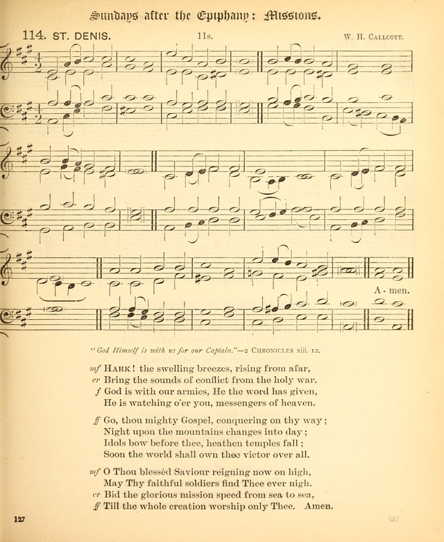 The Hymnal Companion to the Book of Common Prayer with accompanying tunes (3rd ed., rev. and enl.) page 127