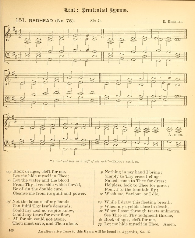 The Hymnal Companion to the Book of Common Prayer with accompanying tunes (3rd ed., rev. and enl.) page 169