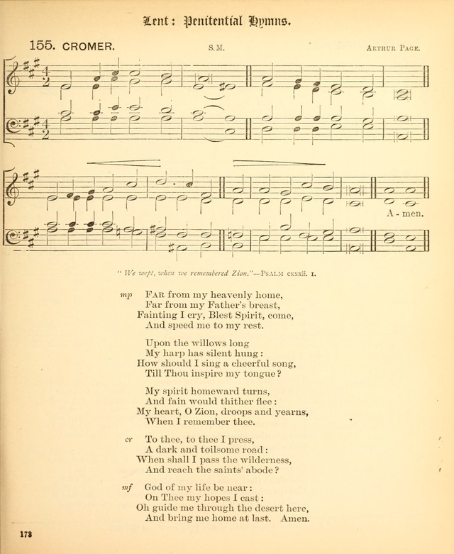 The Hymnal Companion to the Book of Common Prayer with accompanying tunes (3rd ed., rev. and enl.) page 173