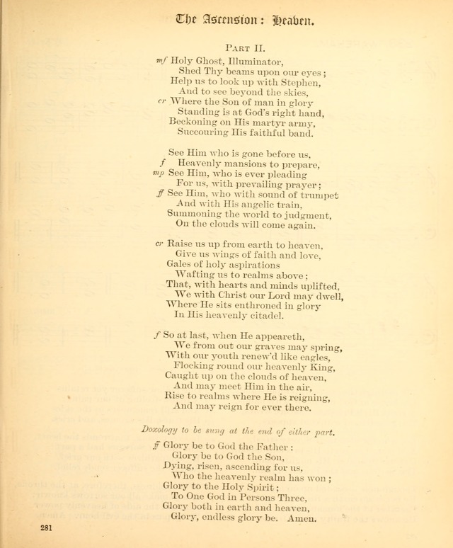 The Hymnal Companion to the Book of Common Prayer with accompanying tunes (3rd ed., rev. and enl.) page 281