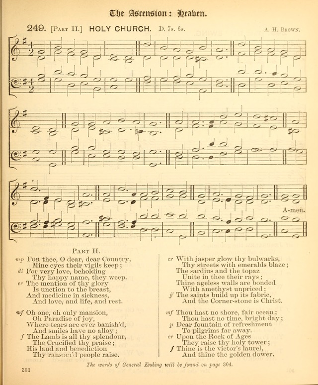 The Hymnal Companion to the Book of Common Prayer with accompanying tunes (3rd ed., rev. and enl.) page 303