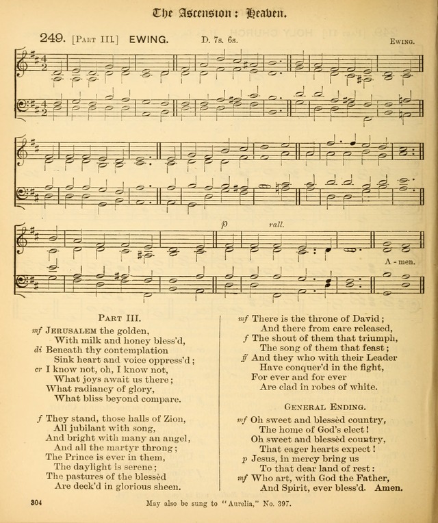 The Hymnal Companion to the Book of Common Prayer with accompanying tunes (3rd ed., rev. and enl.) page 304