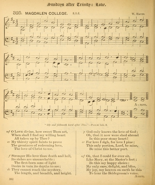 The Hymnal Companion to the Book of Common Prayer with accompanying tunes (3rd ed., rev. and enl.) page 392